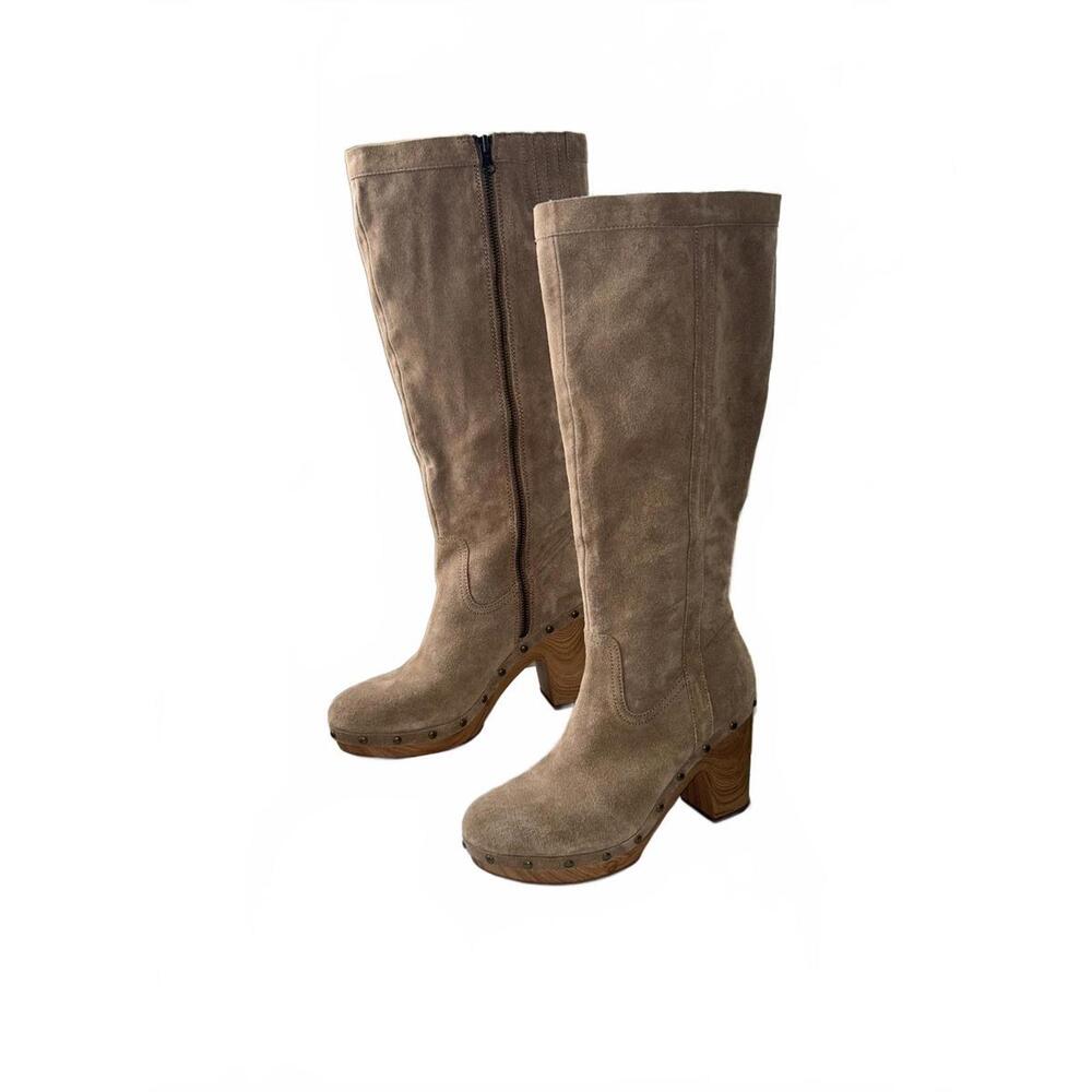 Korkease Size 9.5 Suede knee high boots NWT - Picture 1 of 9